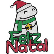 Matriz de Bordado Flork Feliz Natal 